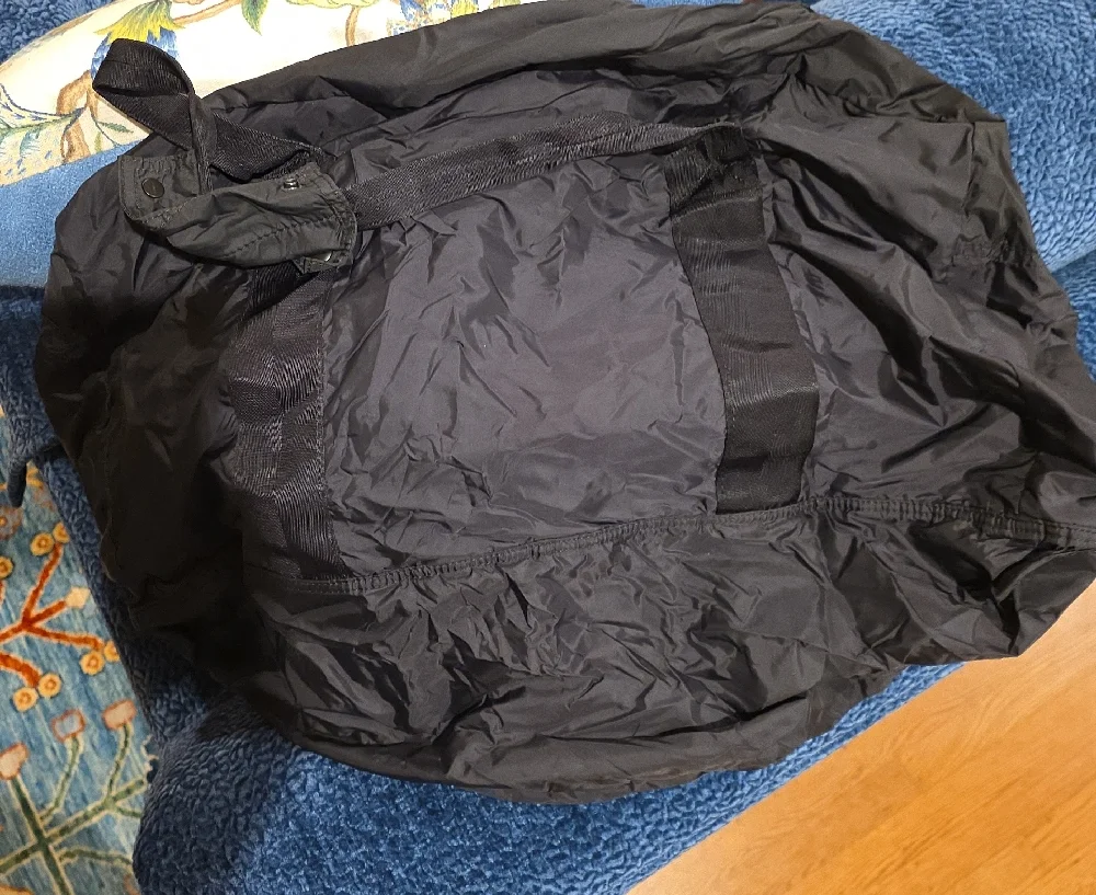 Black Packable Duffel Bag